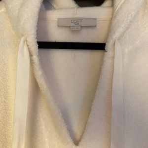 Loft Creme Sherpa Hoodie